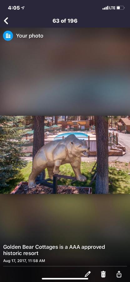 Апарт отель Golden Bear Inc Биг Бэар Лейк Экстерьер фото